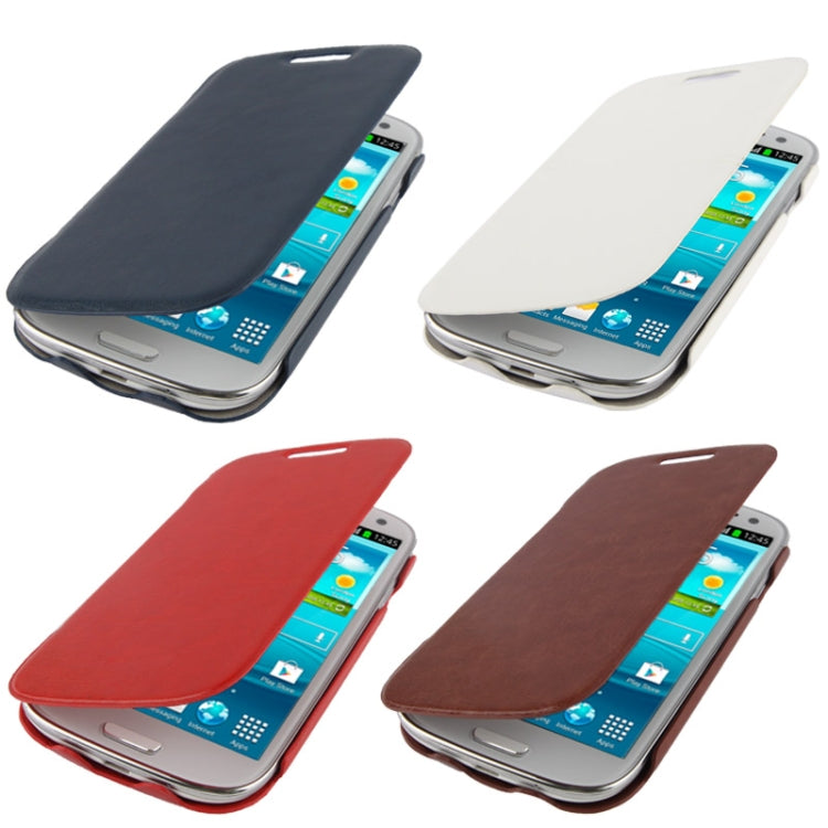 Thermal Styling Crazy Horse Texture Horizontal Flip Leather Case for Galaxy S III / i9300