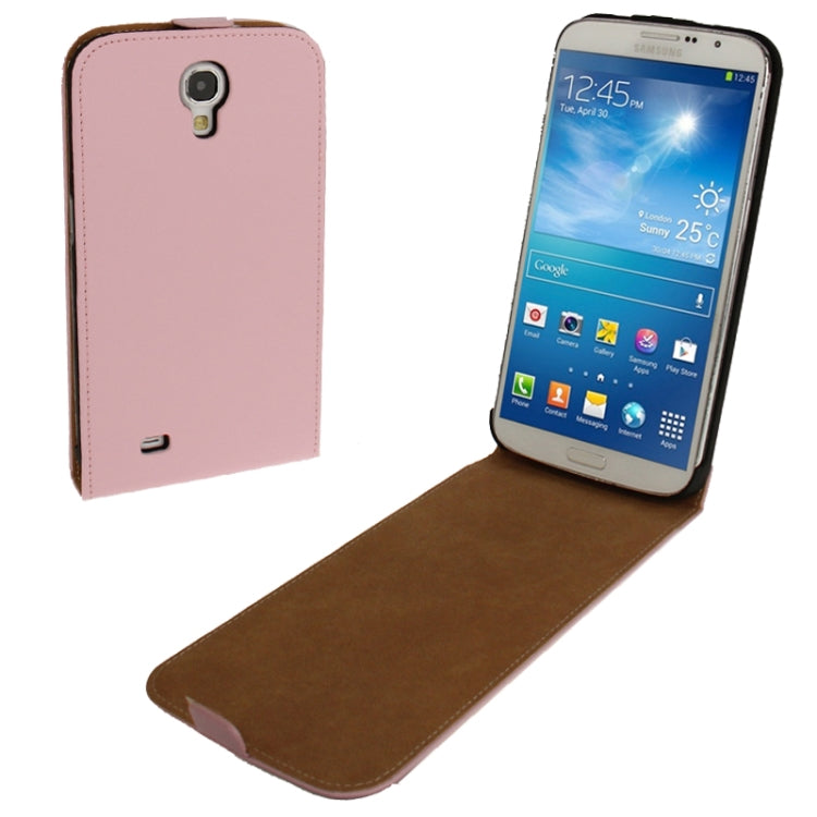 Pure Color Vertical Flip Leather Case for Galaxy Mega 6.2 / i9200