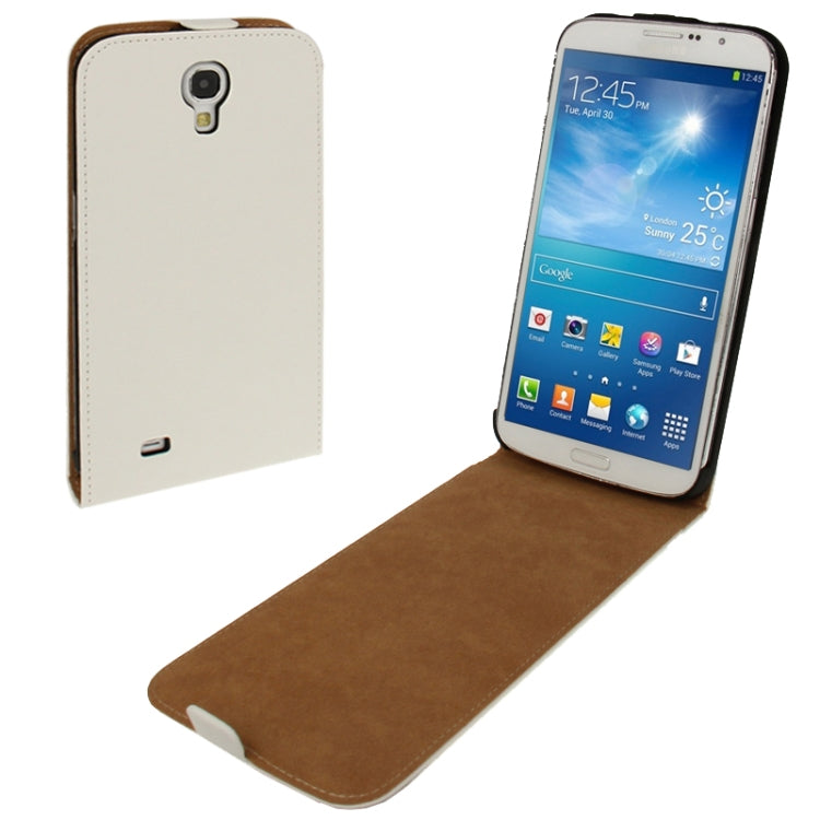 Pure Color Vertical Flip Leather Case for Galaxy Mega 6.2 / i9200
