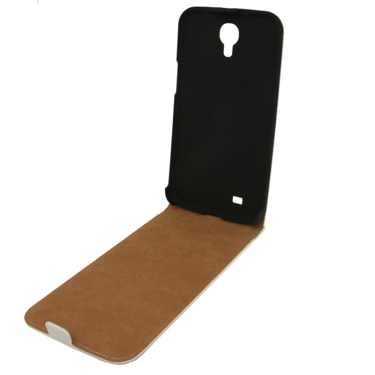 Pure Color Vertical Flip Leather Case for Galaxy Mega 6.2 / i9200