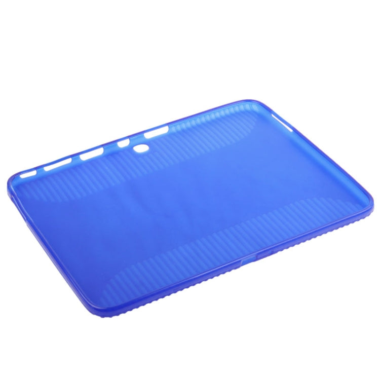 Anti-skid Texture Transparent TPU Case for Galaxy Tab 3 (10.1) / GT-P5200