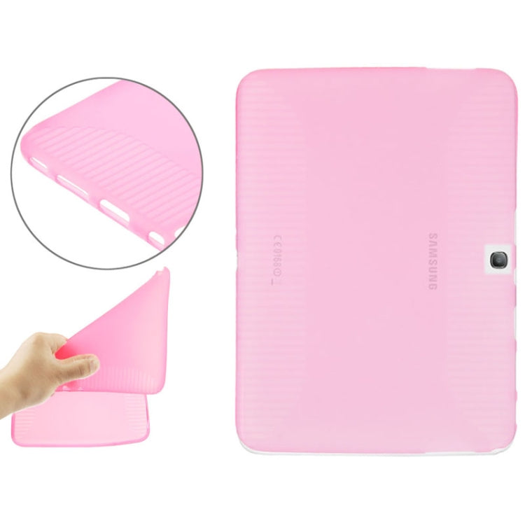 Anti-skid Texture Transparent TPU Case for Galaxy Tab 3 (10.1) / GT-P5200