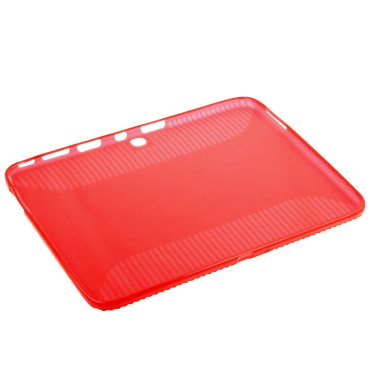 Anti-skid Texture Transparent TPU Case for Galaxy Tab 3 (10.1) / GT-P5200