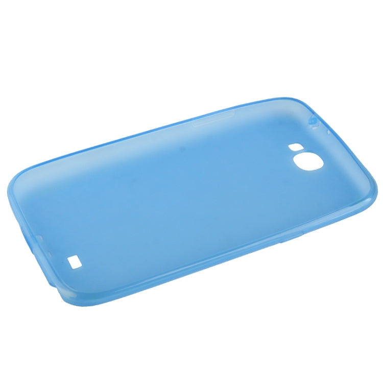 Pure Color Translucent TPU Case with Earphone Anti-dust Plug for Galaxy Note II / N7100