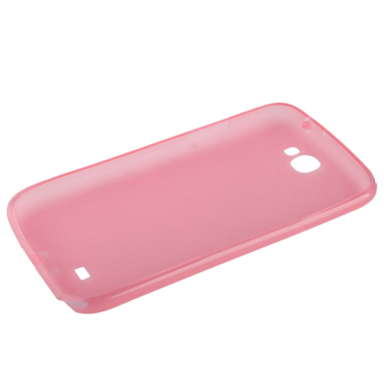 Pure Color Translucent TPU Case with Earphone Anti-dust Plug for Galaxy Note II / N7100