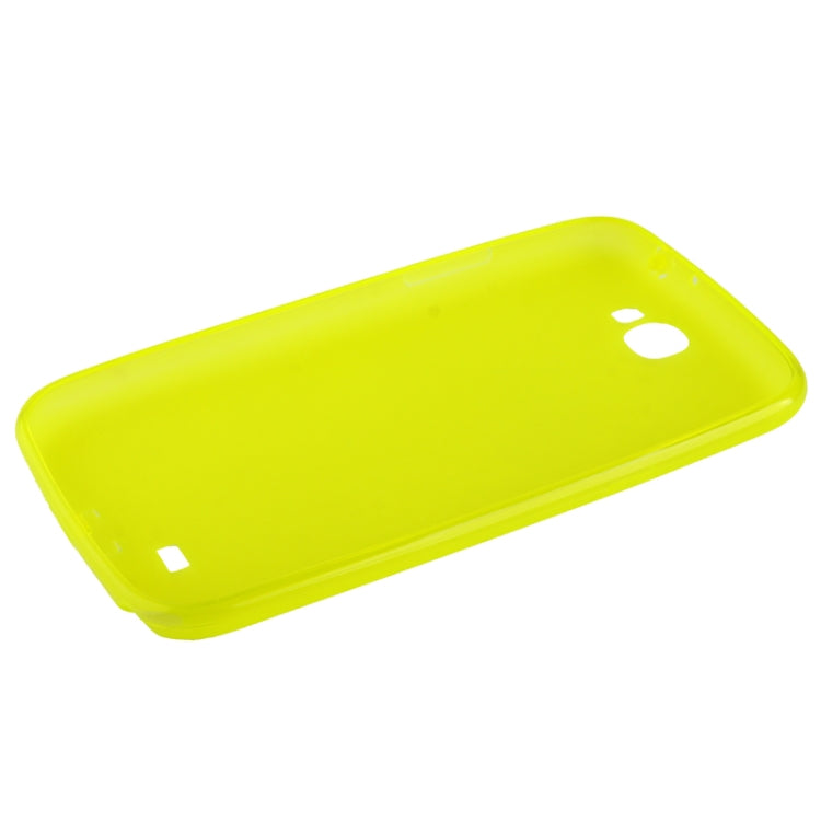 Pure Color Translucent TPU Case with Earphone Anti-dust Plug for Galaxy Note II / N7100