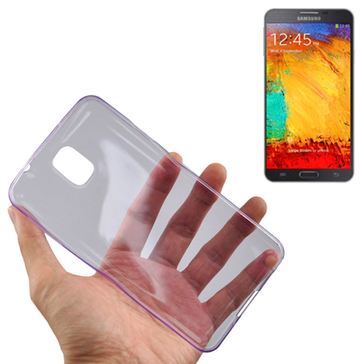 0.45mm Ultra-thin Polycarbonate Material TPU & Jelly Case for Galaxy Note III / N9000