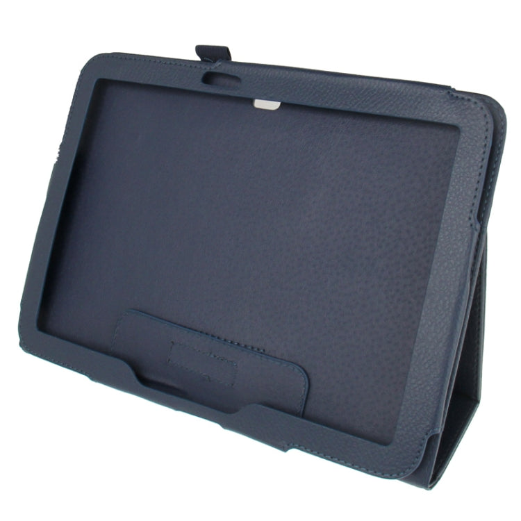 Litchi Texture Leather Case with Holder for Galaxy Tab 3 (10.1) / GT-P5200