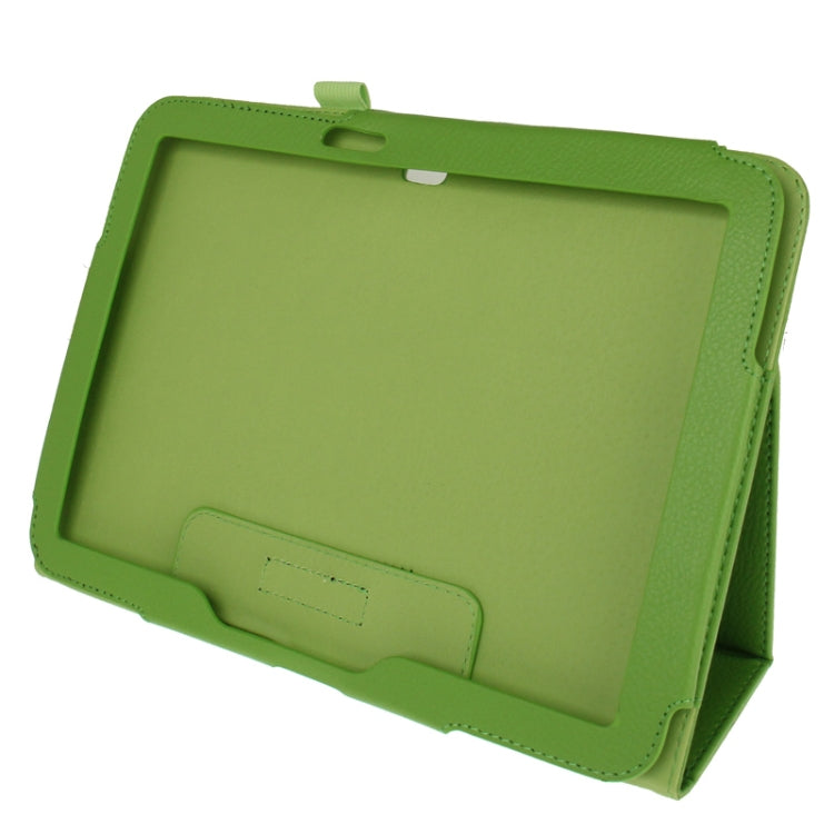 Litchi Texture Leather Case with Holder for Galaxy Tab 3 (10.1) / GT-P5200