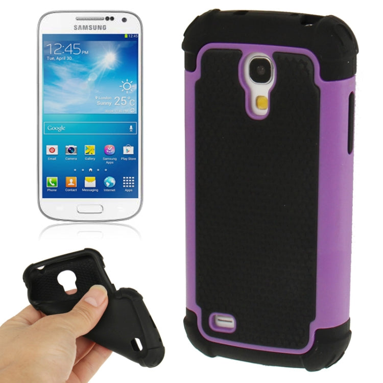 2-color Series Plastic + Silicon Combination Case for Galaxy S IV mini / i9190