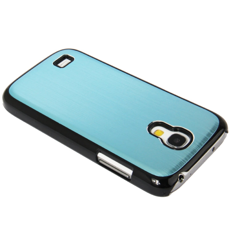 Brushed Texture Metal Paste Skin Plastic Case for Galaxy S IV mini / i9190