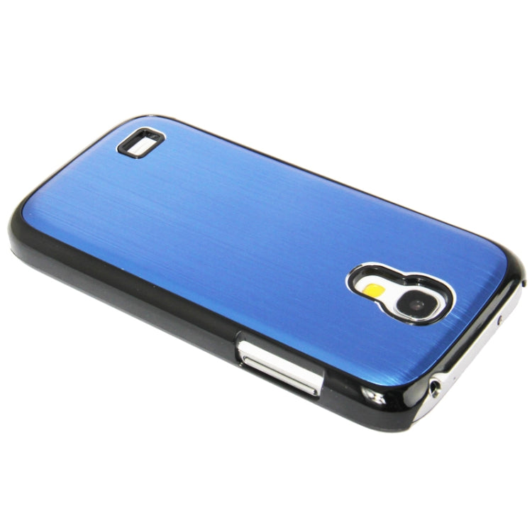 Brushed Texture Metal Paste Skin Plastic Case for Galaxy S IV mini / i9190