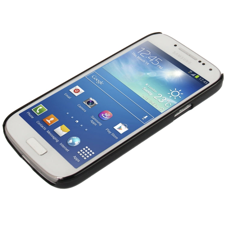 Brushed Texture Metal Paste Skin Plastic Case for Galaxy S IV mini / i9190