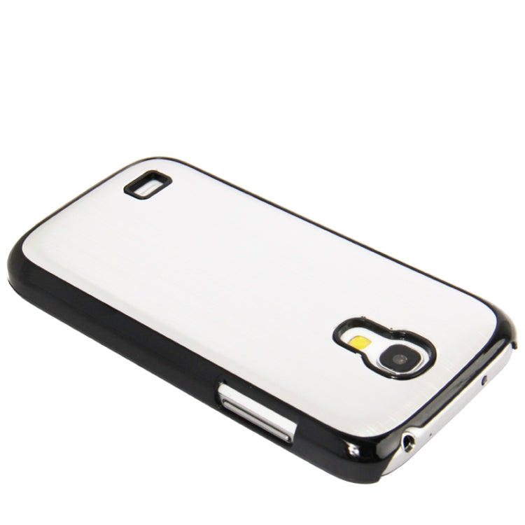 Brushed Texture Metal Paste Skin Plastic Case for Galaxy S IV mini / i9190