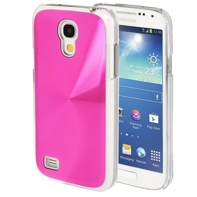 CD Texture Metal Paste Skin Plastic Case for Galaxy S IV mini / i9190
