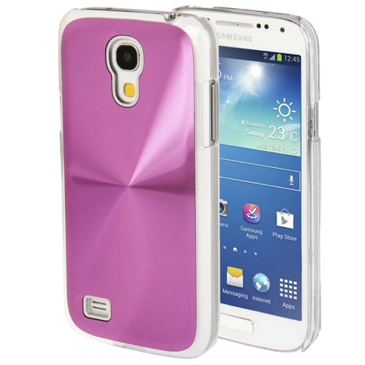 CD Texture Metal Paste Skin Plastic Case for Galaxy S IV mini / i9190
