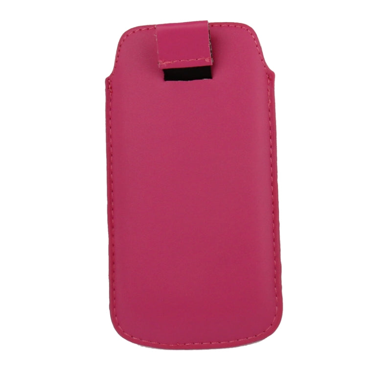Universal Leather Case Pocket Sleeve Bag with Pull Up Tab for Galaxy S IV mini / i9190 / iPhone 5 & 5C & 5S / Nokia Lumia 820