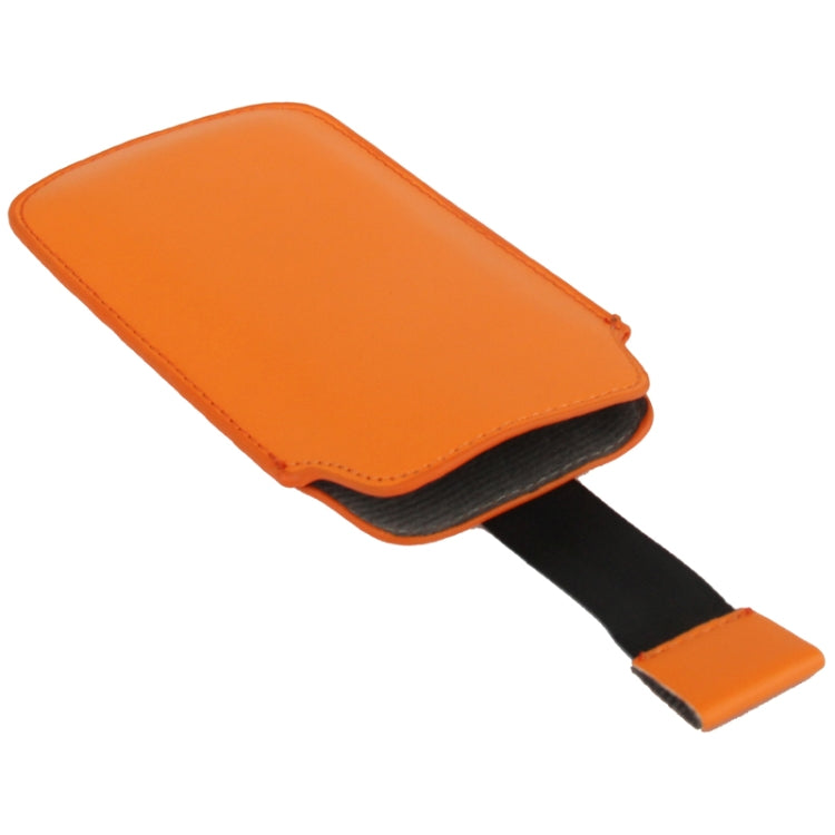 Universal Leather Case Pocket Sleeve Bag with Pull Up Tab for Galaxy S IV mini / i9190 / iPhone 5 & 5C & 5S / Nokia Lumia 820
