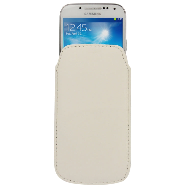 Universal Leather Case Pocket Sleeve Bag with Pull Up Tab for Galaxy S IV mini / i9190 / iPhone 5 & 5C & 5S / Nokia Lumia 820
