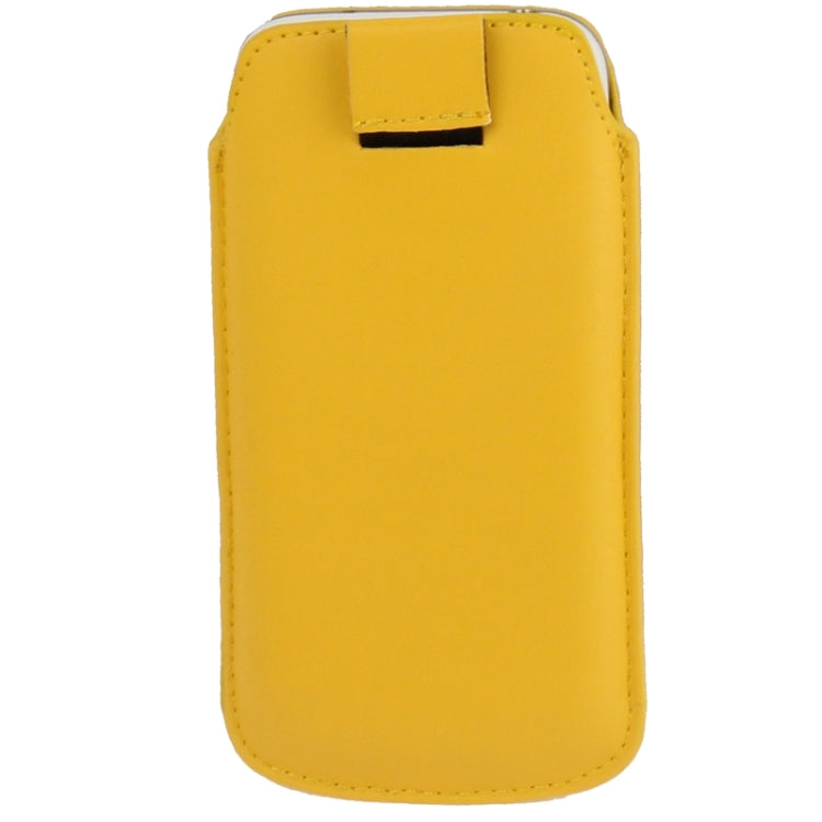 Universal Leather Case Pocket Sleeve Bag with Pull Up Tab for Galaxy S IV mini / i9190 / iPhone 5 & 5C & 5S / Nokia Lumia 820