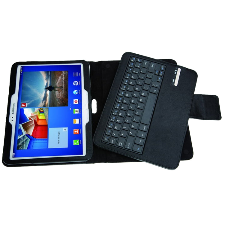 Removable Magnet Bluetooth 3.0 Wireless Keyboard Case for Galaxy Tab 3 (10.1) / GT-P5200 , Operating Distance: 10m(Black)