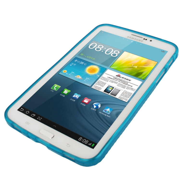 Pure Color Translucent TPU Case for Galaxy Tab 3 (7.0) / P3200