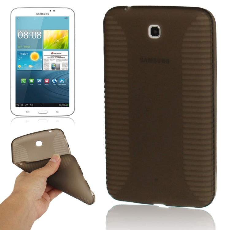 Pure Color Translucent TPU Case for Galaxy Tab 3 (7.0) / P3200