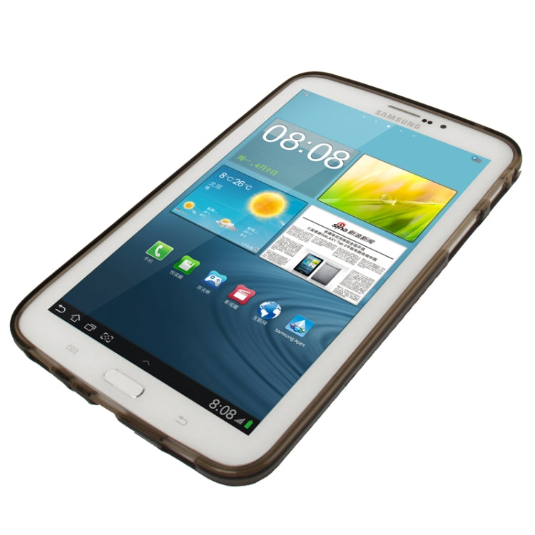 Pure Color Translucent TPU Case for Galaxy Tab 3 (7.0) / P3200