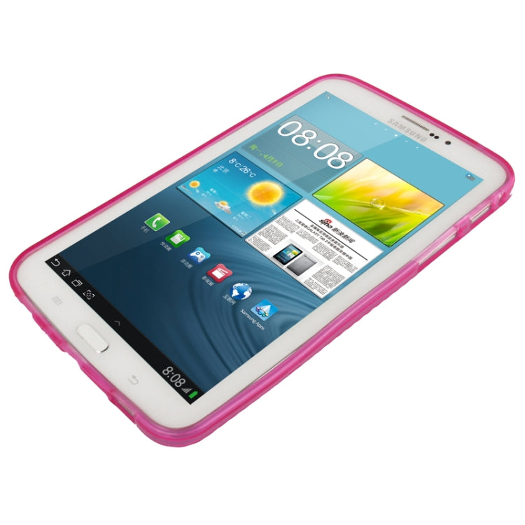 Pure Color Translucent TPU Case for Galaxy Tab 3 (7.0) / P3200