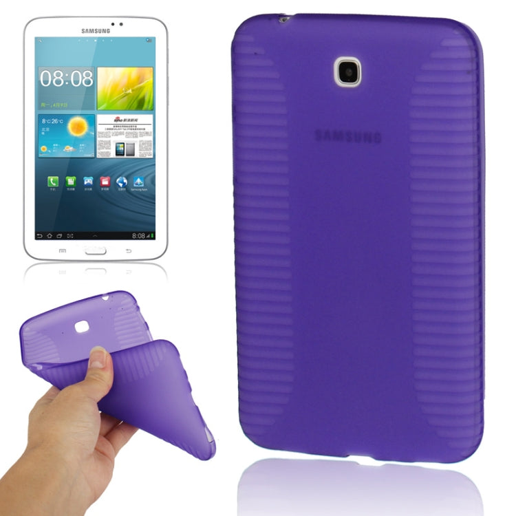 Pure Color Translucent TPU Case for Galaxy Tab 3 (7.0) / P3200