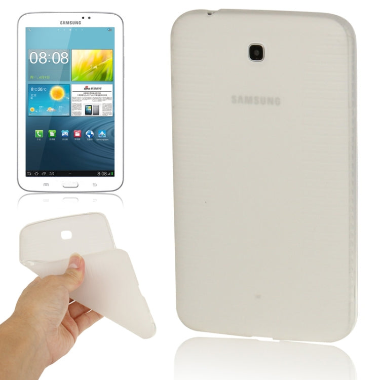 Pure Color Translucent TPU Case for Galaxy Tab 3 (7.0) / P3200