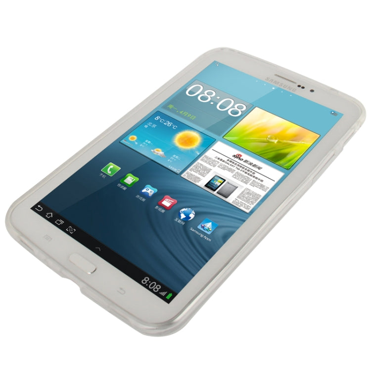 Pure Color Translucent TPU Case for Galaxy Tab 3 (7.0) / P3200