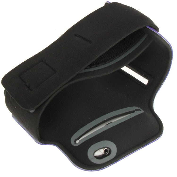 PU Sports Armband Case with Earphone Hole & Key Pocket for Galaxy S IV mini / i9190