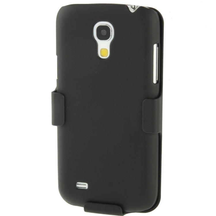 Plastic Case with Holder for Galaxy S IV mini / i9190(Black)