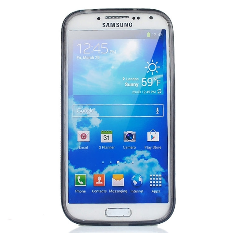 Both Sides Anti-slip Frosted TPU Protective Case for Galaxy S IV / i9500
