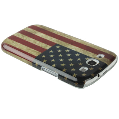 Retro USA Flag Plastic Case for Galaxy SIII / i9300