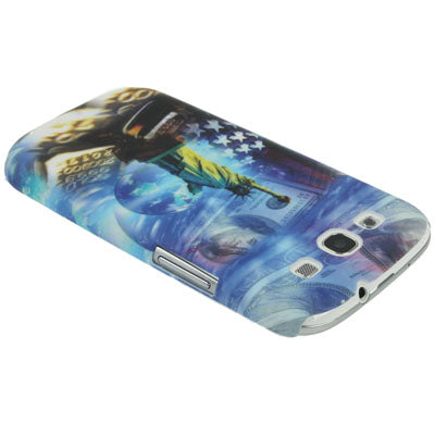 Dollars Pattern Scrub Plastic Protection Case for Galaxy SIII / i9300