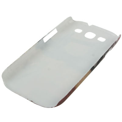 London Pattern Scrub Plastic Protection Case for Galaxy SIII / i9300