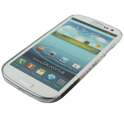 Eiffel Tower Pattern Scrub Plastic Protection Case for Galaxy SIII / i9300