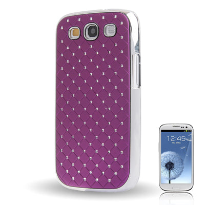 Luxury Bling Diamond Plating Skinning Plastic Case for Galaxy SIII / i9300