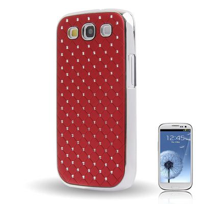 Luxury Bling Diamond Plating Skinning Plastic Case for Galaxy SIII / i9300
