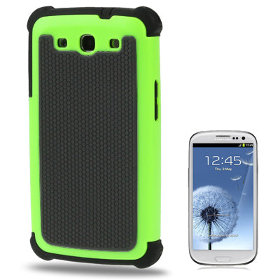 Shock Proof Dual Layer Gel Silicone Hard Plastic Case Cover for Galaxy SIII / i9300