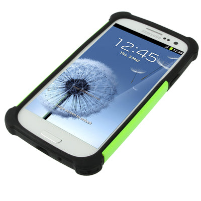 Shock Proof Dual Layer Gel Silicone Hard Plastic Case Cover for Galaxy SIII / i9300
