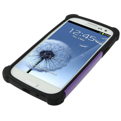 Shock Proof Dual Layer Gel Silicone Hard Plastic Case Cover for Galaxy SIII / i9300