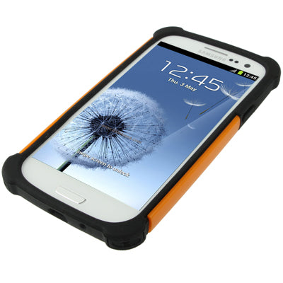 Shock Proof Dual Layer Gel Silicone Hard Plastic Case Cover for Galaxy SIII / i9300