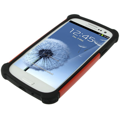 Shock Proof Dual Layer Gel Silicone Hard Plastic Case Cover for Galaxy SIII / i9300