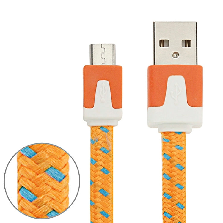 2m Woven Style Micro USB to USB Data / Charging Cable
