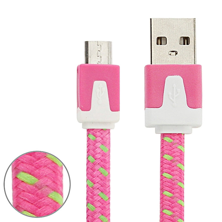 2m Woven Style Micro USB to USB Data / Charging Cable