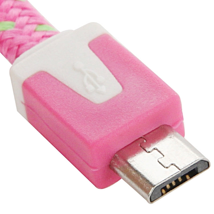 2m Woven Style Micro USB to USB Data / Charging Cable