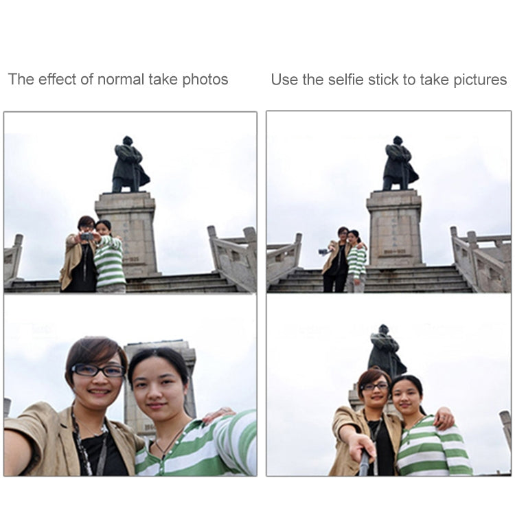 Extendable Handheld Monopod / Adjustable Handheld Selfie Monopod for Camera / iPhone / Galaxy(Black)